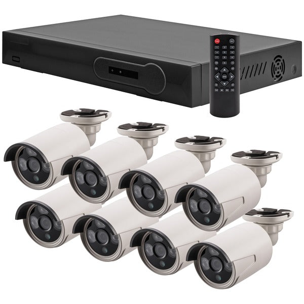 8-Channel 1TB NVR with Eight 2.0-Megapixel PoE Bullet Cameras