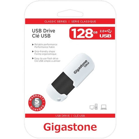 Gigastone 128GB Classic USB 2.0 Flash Drive