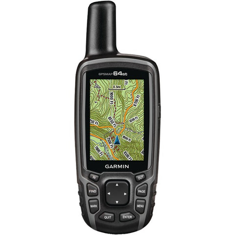 GPSMAP(R) 64st Worldwide GPS Receiver (Preloaded TOPO US 100K maps, 3-Axis Electronic Compass)
