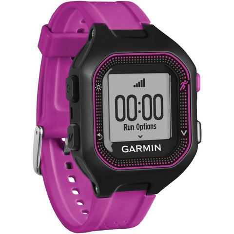 Forerunner(R) 25 GPS Running Watch (Small; Black-Purple)