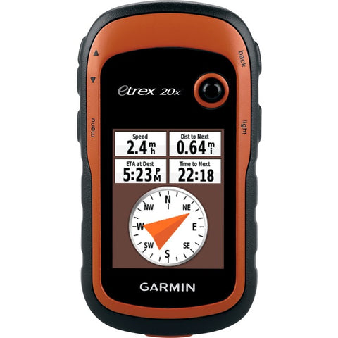 Garmin eTrex 20x Handheld GPS Navigator - Mountable, Portable