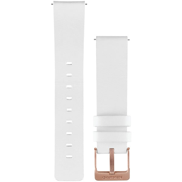 vivomove(R) Replacement Band (Leather Band; White with Rose-Gold)