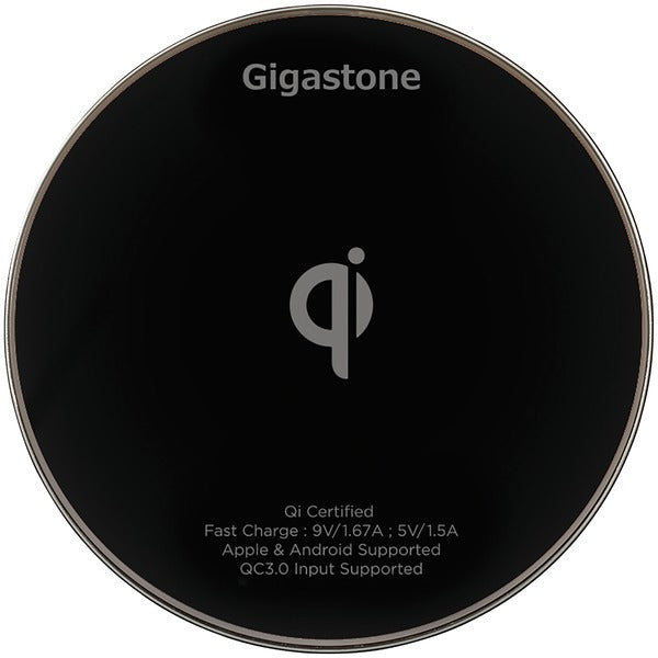GA-9600 Qi(R)-Certified Fast Wireless Charger (Black)