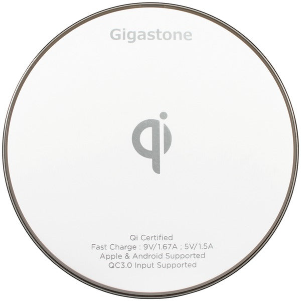 GA-9600 Qi(R)-Certified Fast Wireless Charger (White)