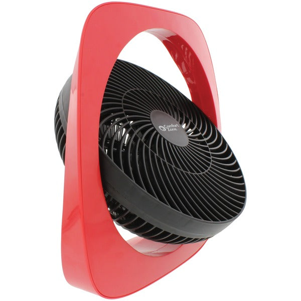 10" Square Turbo Fan (Red-Black)