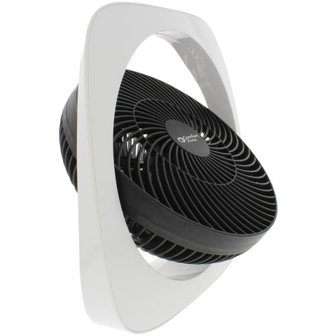 10" Square Turbo Fan (White-Black)