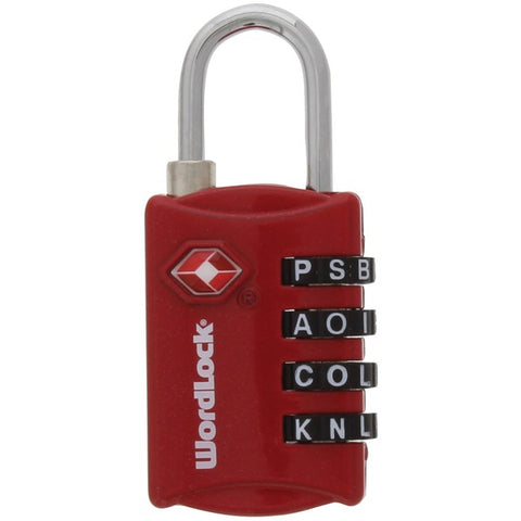 4-Dial Luggage Lock (Red)