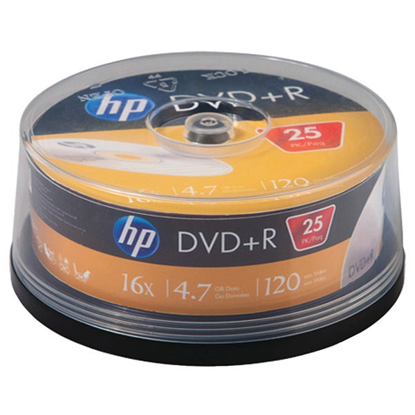 4.7GB 16x DVD+Rs (25-ct Cake Box Spindle)