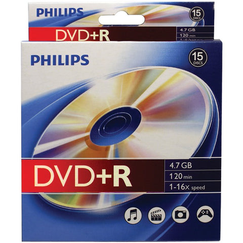 4.7GB 16x DVD+Rs, 10-pk Peggable Box