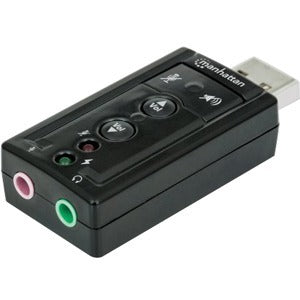 Manhattan Hi-Speed USB 2.0 3D 7.1 Sound Adapter