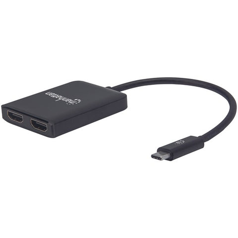 USB-C(TM) to Dual HDMI(R) Converter--MST Hub