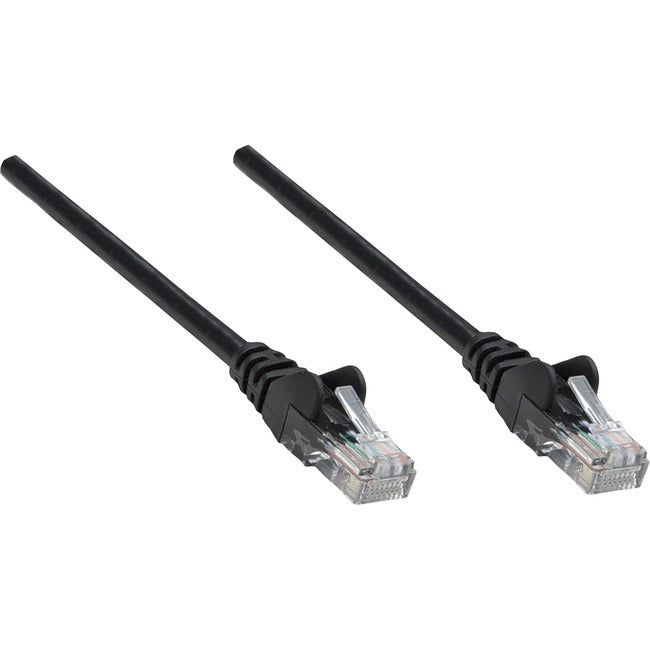 Intellinet Network Solutions Cat5e UTP Network Patch Cable, 25 ft (7.5 m), Black