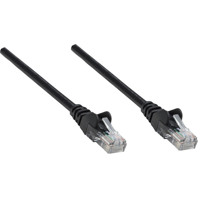 Intellinet Network Solutions Cat5e UTP Network Patch Cable, 50 ft (15.0 m), Black