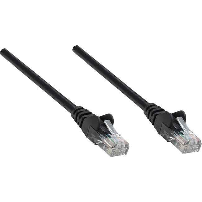 Intellinet Network Solutions Cat5e UTP Network Patch Cable, 100 ft (30 m), Black