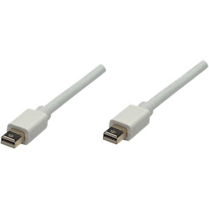 Manhattan Mini DisplayPort Male to Mini DisplayPort Male Monitor Cable, 3', White