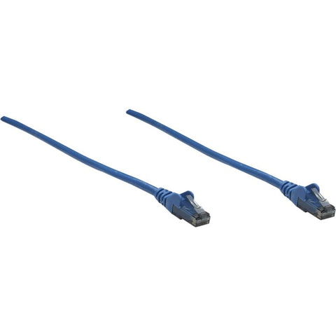 Intellinet Network Solutions Cat6 UTP Network Patch Cable, 50 ft (15.0 m), Blue