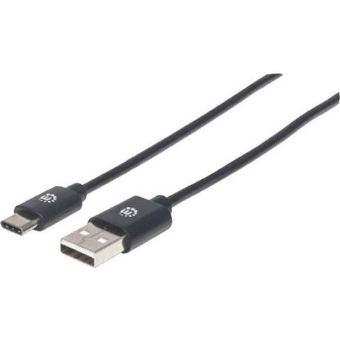 Manhattan Hi-Speed USB 2.0 Type-C to Type-A Device Cable - 6'