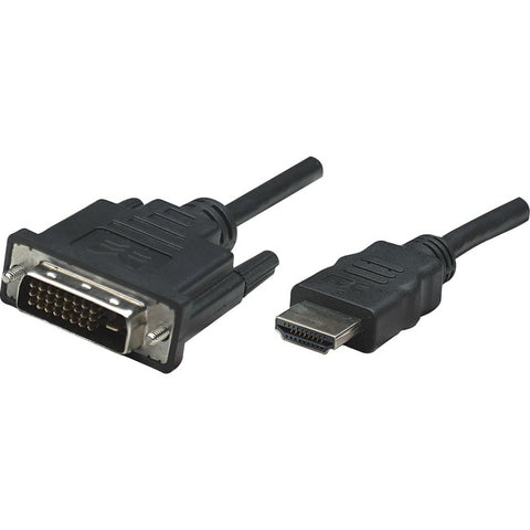 Manhattan HDMI to DVI-D Dual Link Cable, 6', Black