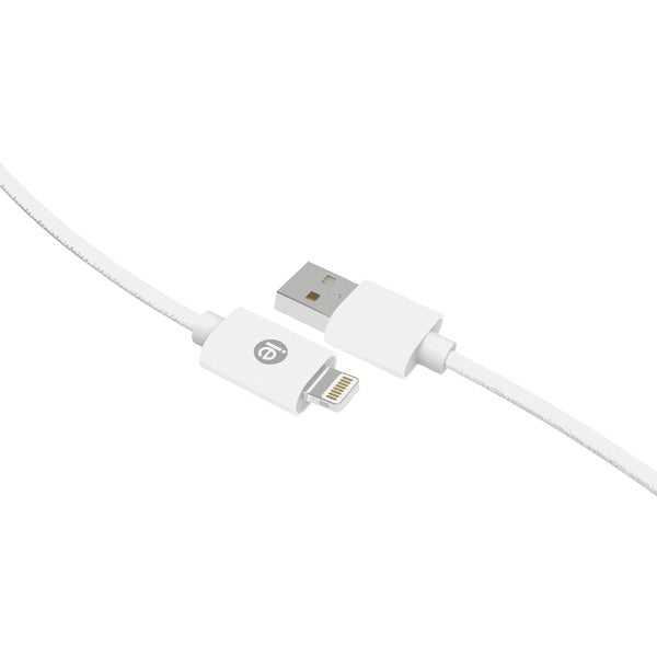 Charge & Sync Braided Lightning(R) to USB Cable, 6ft (White)