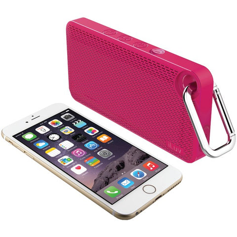 Splashproof Bluetooth(R) Speaker (Pink)