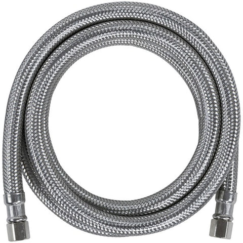 Braided Stainless Steel Ice Maker Connector, 4ft