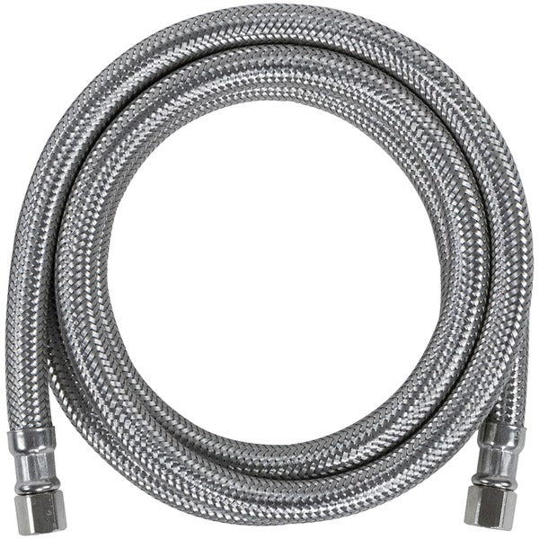 Braided Stainless Steel Ice Maker Connector, 5ft