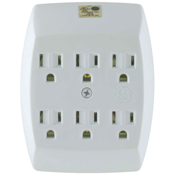6-Outlet Grounded Wall Tap