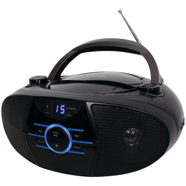Portable Stereo CD Player with AM-FM Stereo Radio & Bluetooth(R)