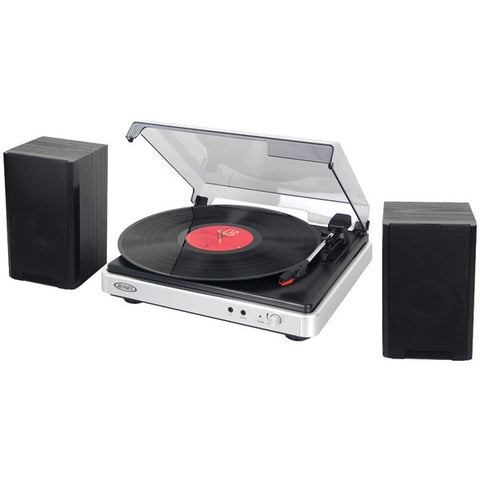 3-Speed Turntable with Stereo Speakers