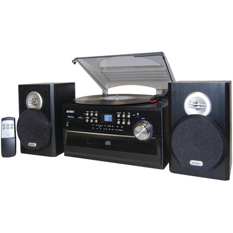 3-Speed Turntable with CD, Cassette & AM-FM Stereo Radio