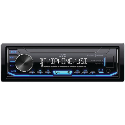 KD-X255BT Single-DIN In-Dash AM-FM Digital Media Player with Bluetooth(R)