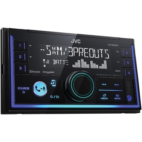 KW-SX83BT Double-DIN In-Dash AM-FM Digital Media Receiver with Bluetooth(R)