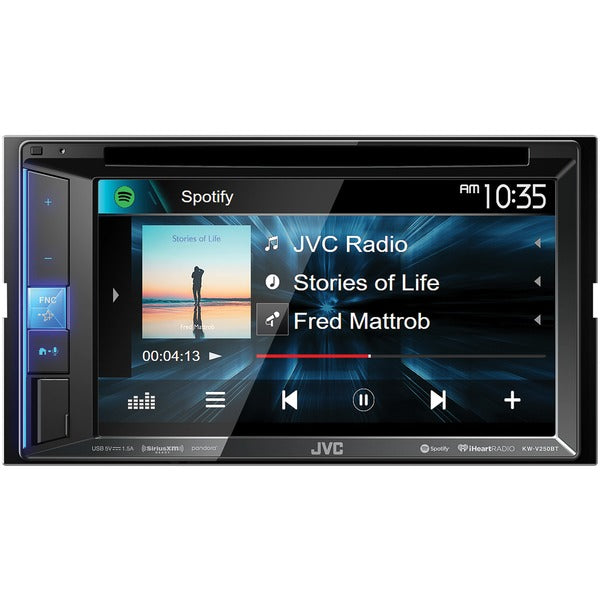 6.2" Double-DIN In-Dash DVD Receiver with Bluetooth(R) & SiriusXM(R) Ready