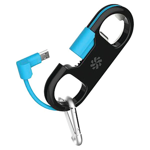 GoBuddy+(TM) Lightning(R) to USB Charge & Sync Cable with Bottle Opener (Blue)