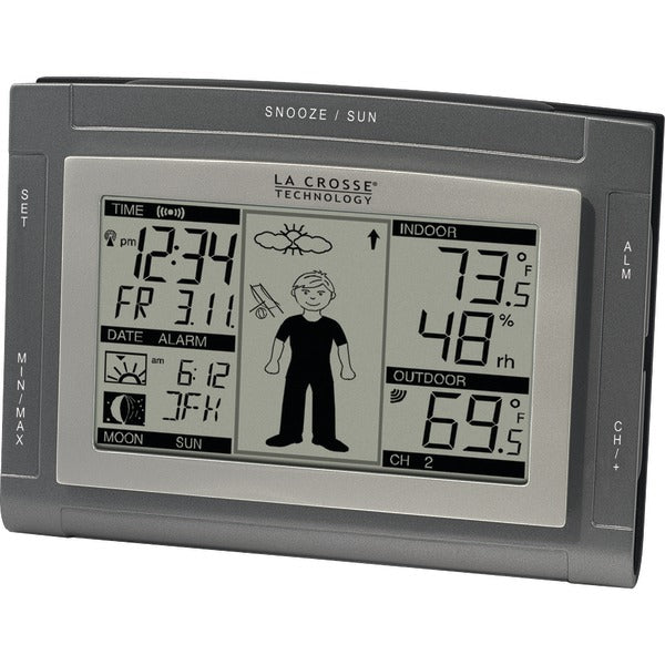 Wireless Weather Station with Sun-Moon & Advanced Forecast Icons