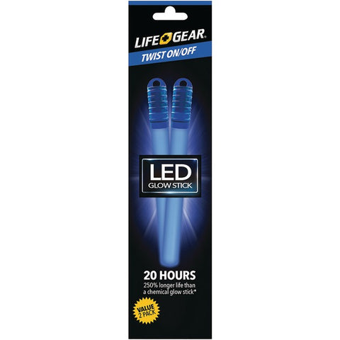 Reusable LED Glow Stick, 2 pk