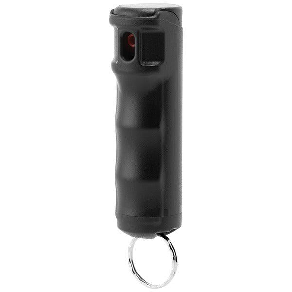 KeyGuard Flip-Top Hard Case Pepper Spray (Black)