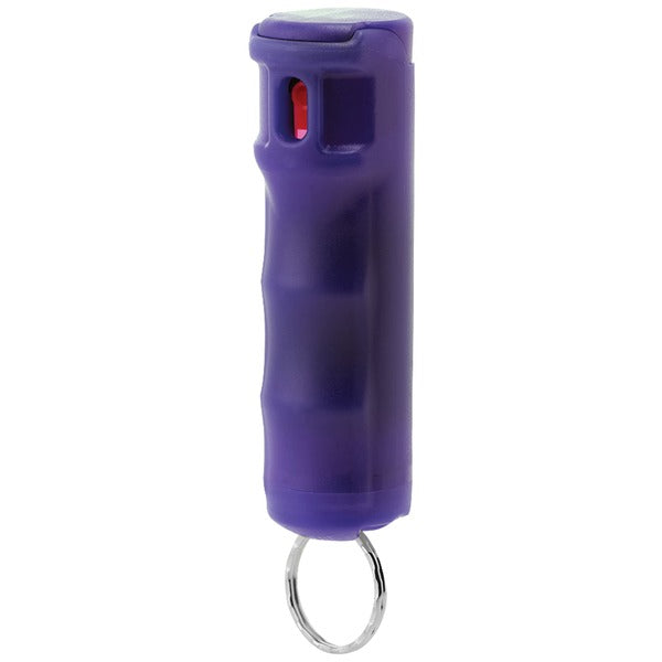 KeyGuard Flip-Top Hard Case Pepper Spray (Purple)