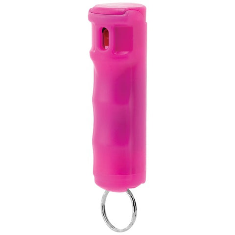 KeyGuard Flip-Top Hard Case Pepper Spray (Pink)