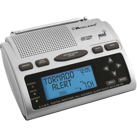 Deluxe SAME Weather Alert-All-Hazard Radio with AM-FM Radio