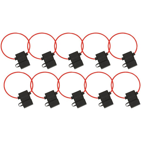 ATC Fuse Holder with Cover, 10 pk (14 Gauge)