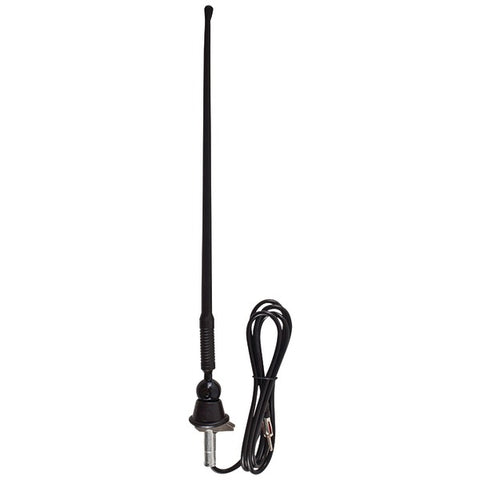 Side-Top Mount Rubber Antenna for 1" Opening