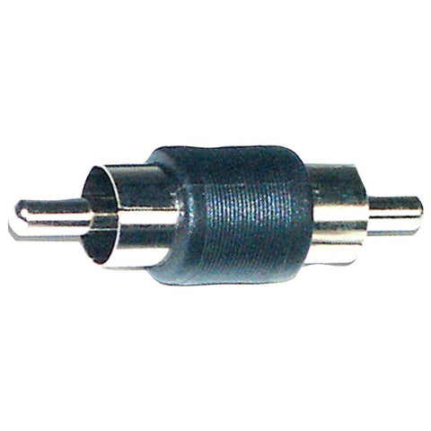 RCA-Barrel Male Nickel Connectors, 10 pk