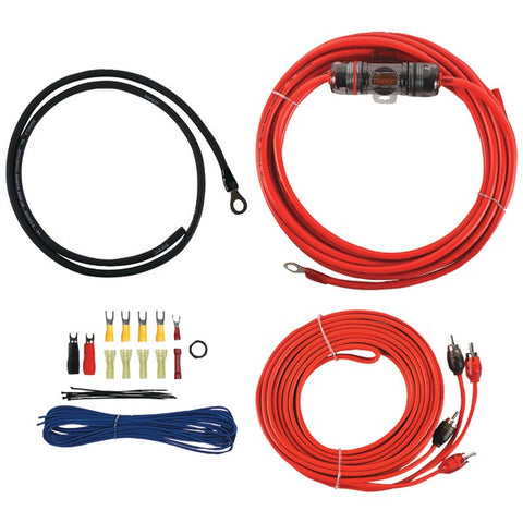 v6 SERIES Amp Installation Kit with RCA Cables (8 Gauge)