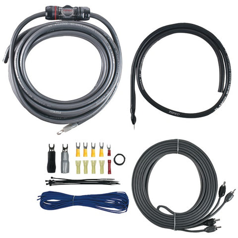 v8 SERIES Amp Installation Kit with RCA Cables (4 Gauge)