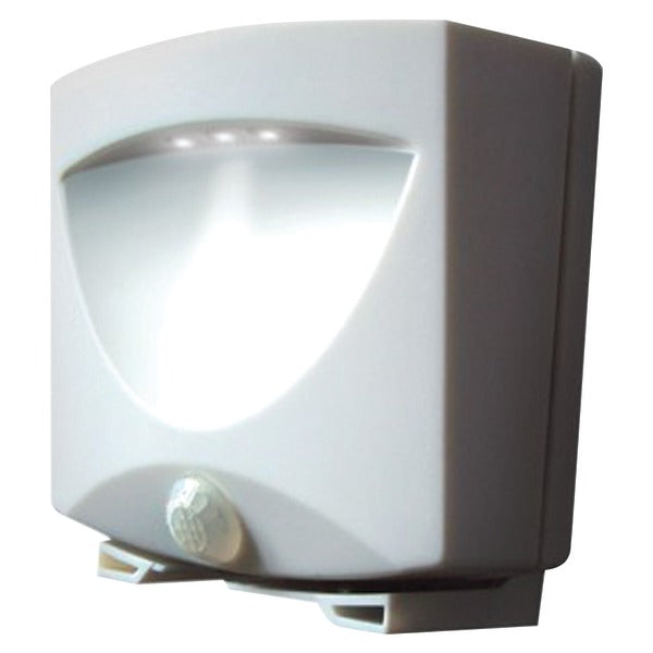 Battery-Powered Motion-Activated Outdoor Night Light (White)