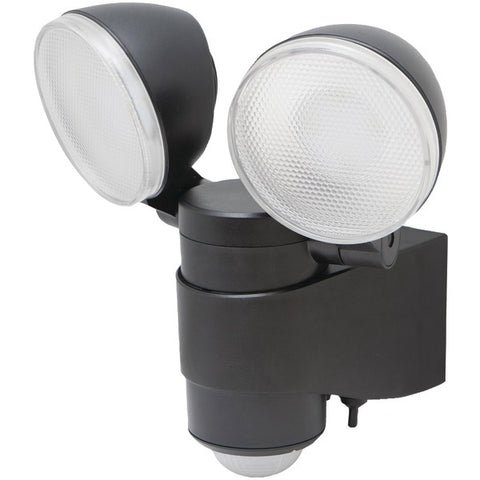 Battery-Powered Motion-Activated Dual-Head LED Security Spotlight