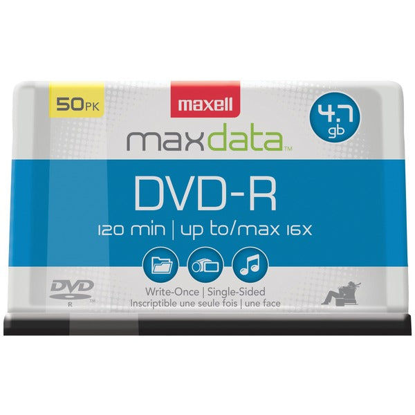 4.7GB 120-Minute DVD-Rs (50-ct Spindle)