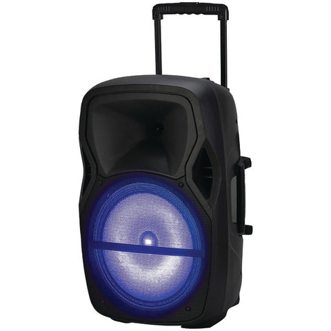 Portable Bluetooth(R) DJ-PA Speaker (15", 1800W peak power)