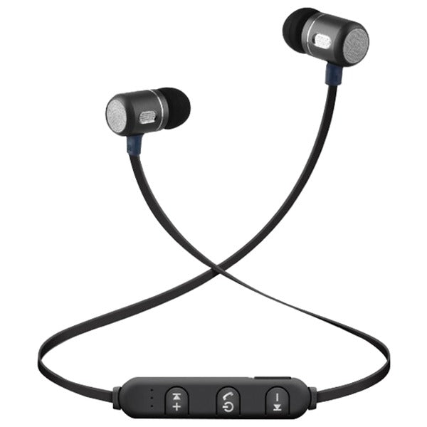 Bluetooth(R) Isolation Earphones with Metal Magnet, Microphone & Remote